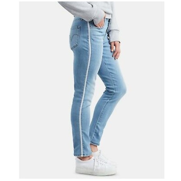 levi's side stripe jeans womens